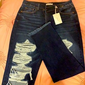 Highrise Distressed Jeans